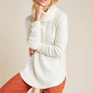 NWT!! Anthropologie Georgia Cowlneck Tunic Sweater